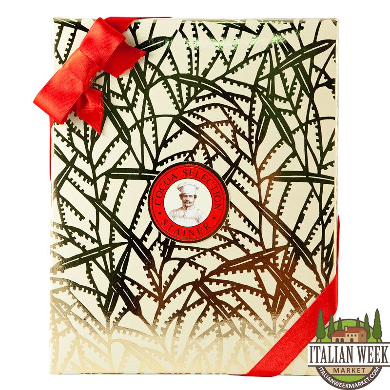 Шоколадные конфеты ассорти COCOA SELECTION 4126, Stainer, 120 г (золотая коробка с красной лентой)