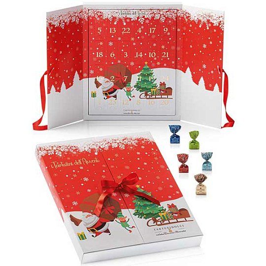 Конфеты ассорти Calendario dell’avvento “Christmas time”, ANTICA TORRONERIA PIEMONTESE, 168 г