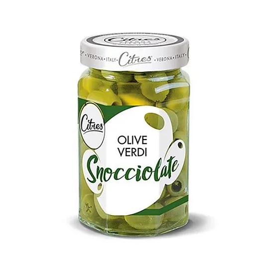 Оливки зеленые без косточек Citres, 290 г (ст/б)