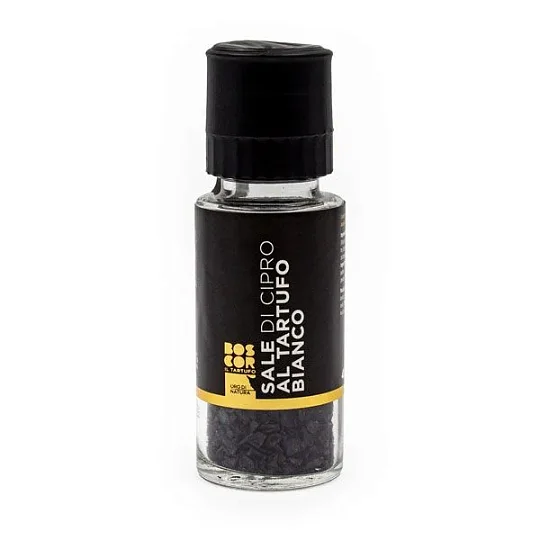 Соль кипрская черная с белым трюфелем BOSCOR, CALUGI, 100 г (ст/бут)