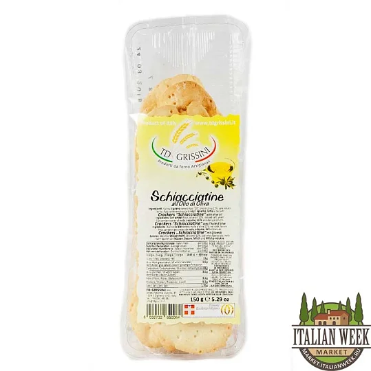 Скьяччатине с оливковым маслом TD Grissini, 150 г