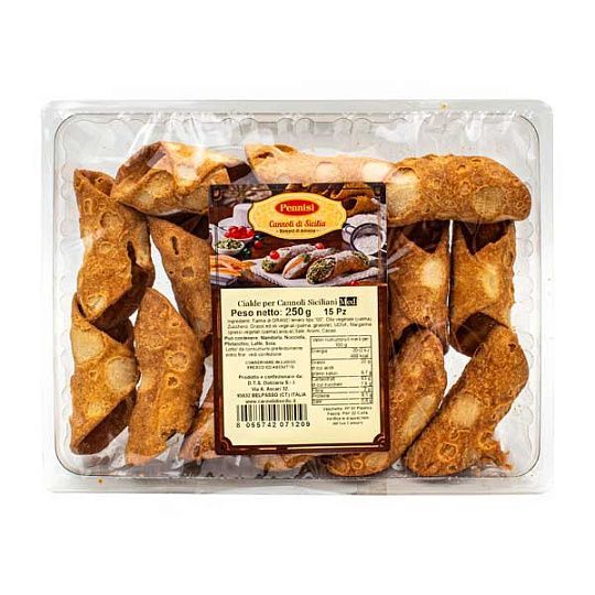 Канноли меди без начинки 15 шт, Pennisi, 250 г