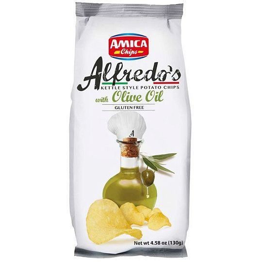 Чипсы с оливковым маслом ALFREDO'S, Amica Chips, 130 г