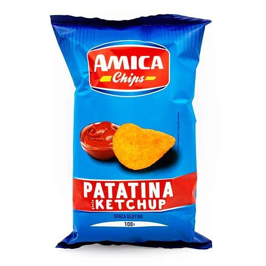 Чипсы картофельные со вкусом кетчупа Amica Chips, 100 г