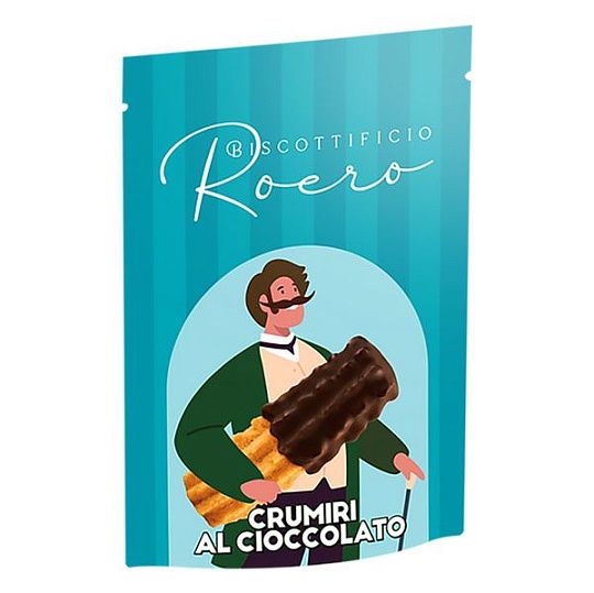 Печенье в шоколаде CRUMIRI AL CIOCCOLATO Roero, 170 г (бум/пак)