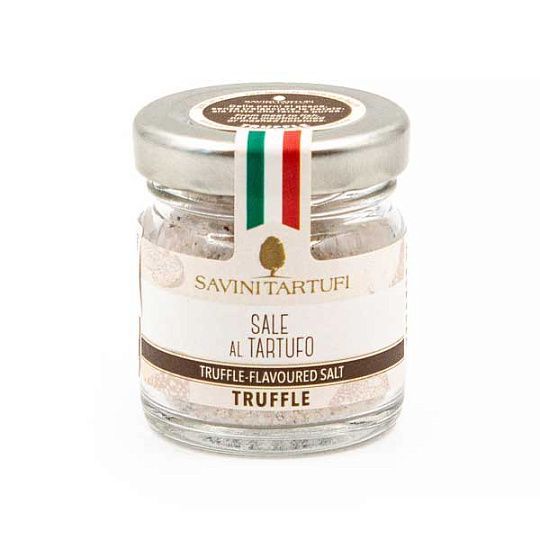 Соль морская c черным трюфелем, SAVINI TARTUFI, 30 г (ст/б)