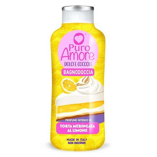 Гель для душа Лимонный меренговый торт FarmaLais, 650 мл