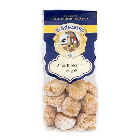 Печенье Амаретти миндальные мягкие, IL BALESTRO, 250 г (пл/пак) 