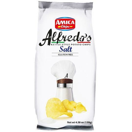 Чипсы с солью ALFREDO'S, Amica chips, 130 г