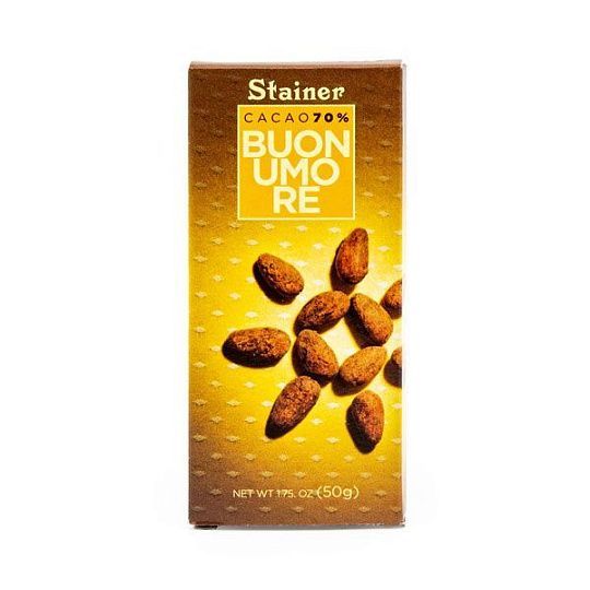 Шоколад горький Buon umore (Хорошее настроение) 3114, 70% какао, Stainer 50 г