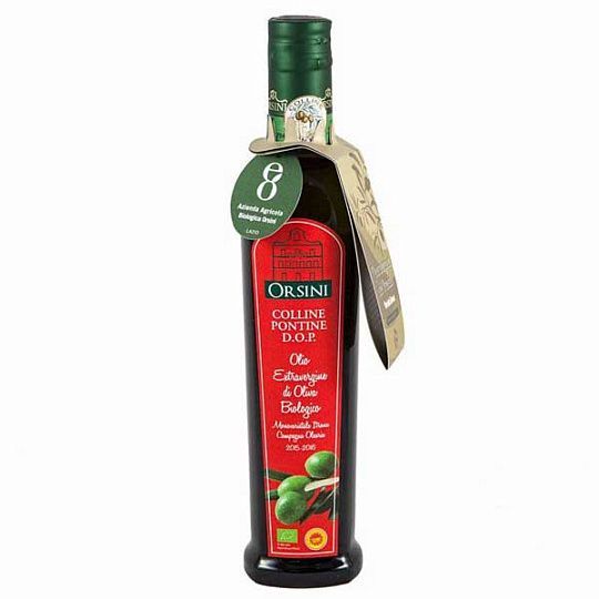 Титулованное масло Orsini DOP БИО, стекло, 500 мл