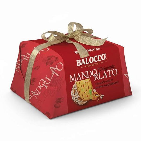 Панеттоне IL MANDORLATO L'ORIGINALE Balocco, 1 кг (бум/упак)