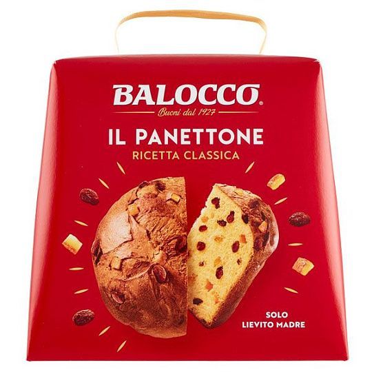 Панеттоне Balocco, 750 г (красная картонная коробка)