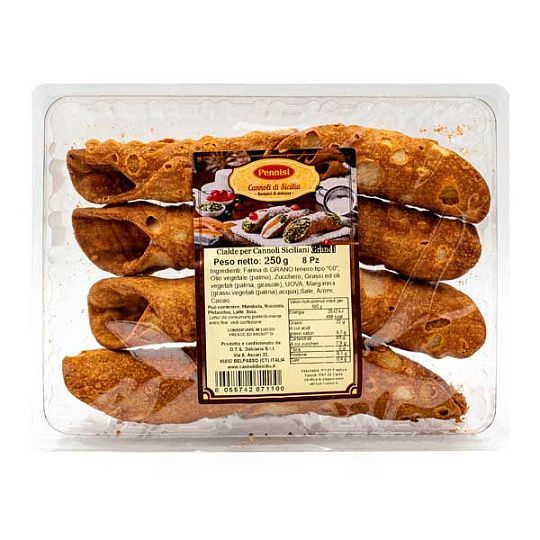 Канноли гранди без начинки 8 шт, Pennisi, 250 г