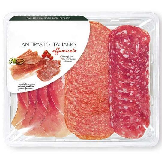 Antipasto Italiano Affumicato, нарезка в заводской упаковке, 120 г