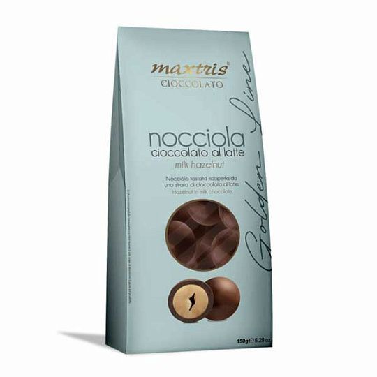Фундук в молочном шоколаде Maxtris Golden Line, 150 г