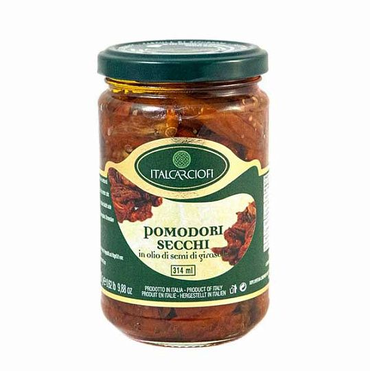 Томаты вяленые в масле Italcarciofi, 314 мл