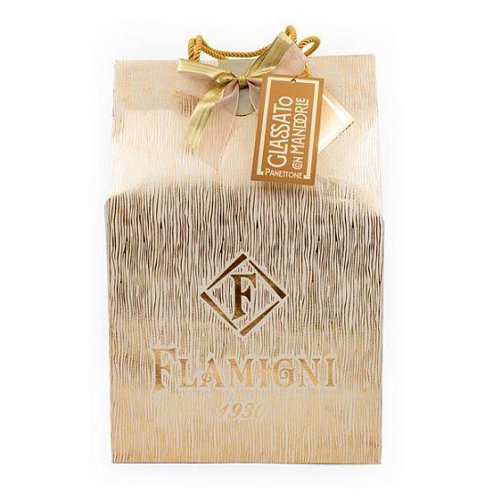 Панеттоне в глазури в подарочном пакете Flamigni, 1 кг